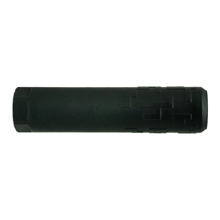 Faxon Harmonix Ti-CONEL .36 Cal Rifle Suppressor in titanium with Inconel 718 blast baffle and high-temp ceramic coating — side profile view showing HUB mount interface