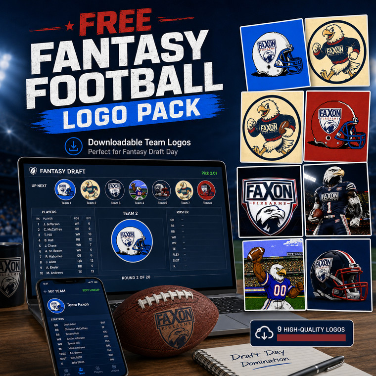 FAXON FANTASY FOOTBALL 2026 LOGO PACK