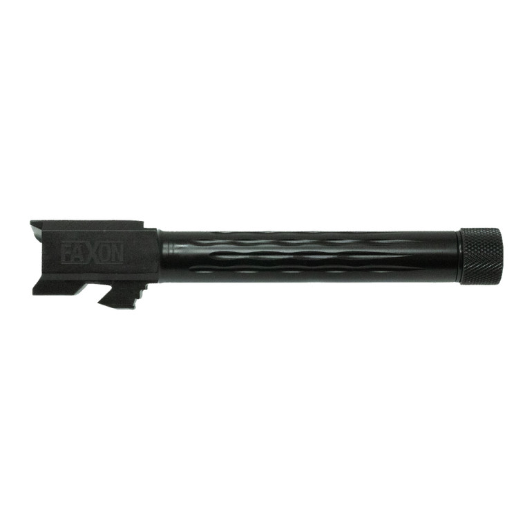 FAXON MATCH SERIES FLAME FLUTED® THREADED BARREL FOR G17 GEN 2-4 9MM