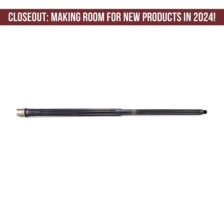 Faxon Match Series 22", Heavy Fluted, 224 Valkyrie, Rifle-Length, 416-R, Nitride, 5R, Nickel Teflon Extension, 1/6.5 Twist AR-15 Barrel - Annual Release