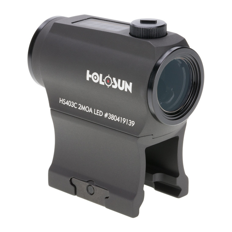 実物 HOLOSUN HS403C レッドドットサイト ソーラータイプ おまけ付 Holosun HS403C Rifle Red Dot Sight - Solar Powered