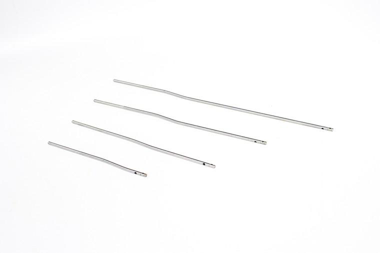 Faxon pistol-length AR gas tube, bright 304 seamless stainless steel, with installation roll pin
