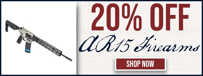 20% OFF AR15 FIREARMS
