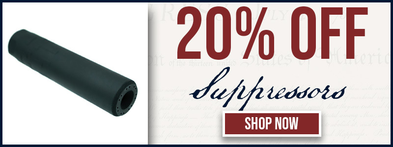 20% OFF SUPPRESSORS