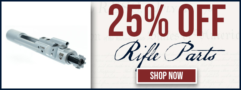 25% OFF RIFLE PARTS