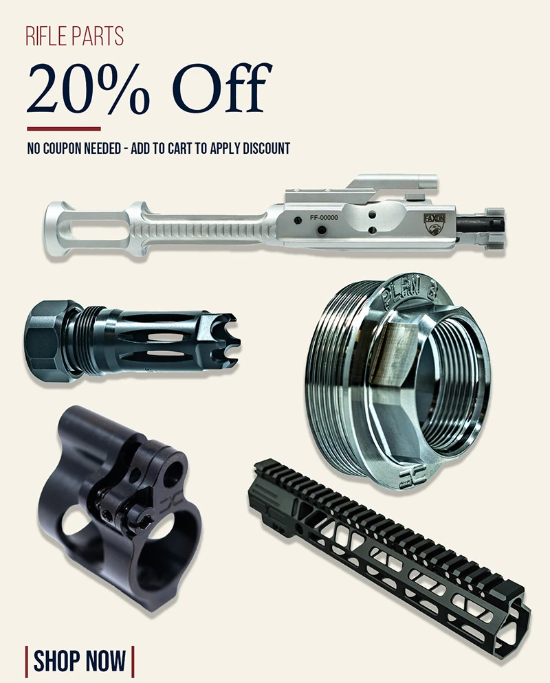 20% OFF RIFLE PARTS