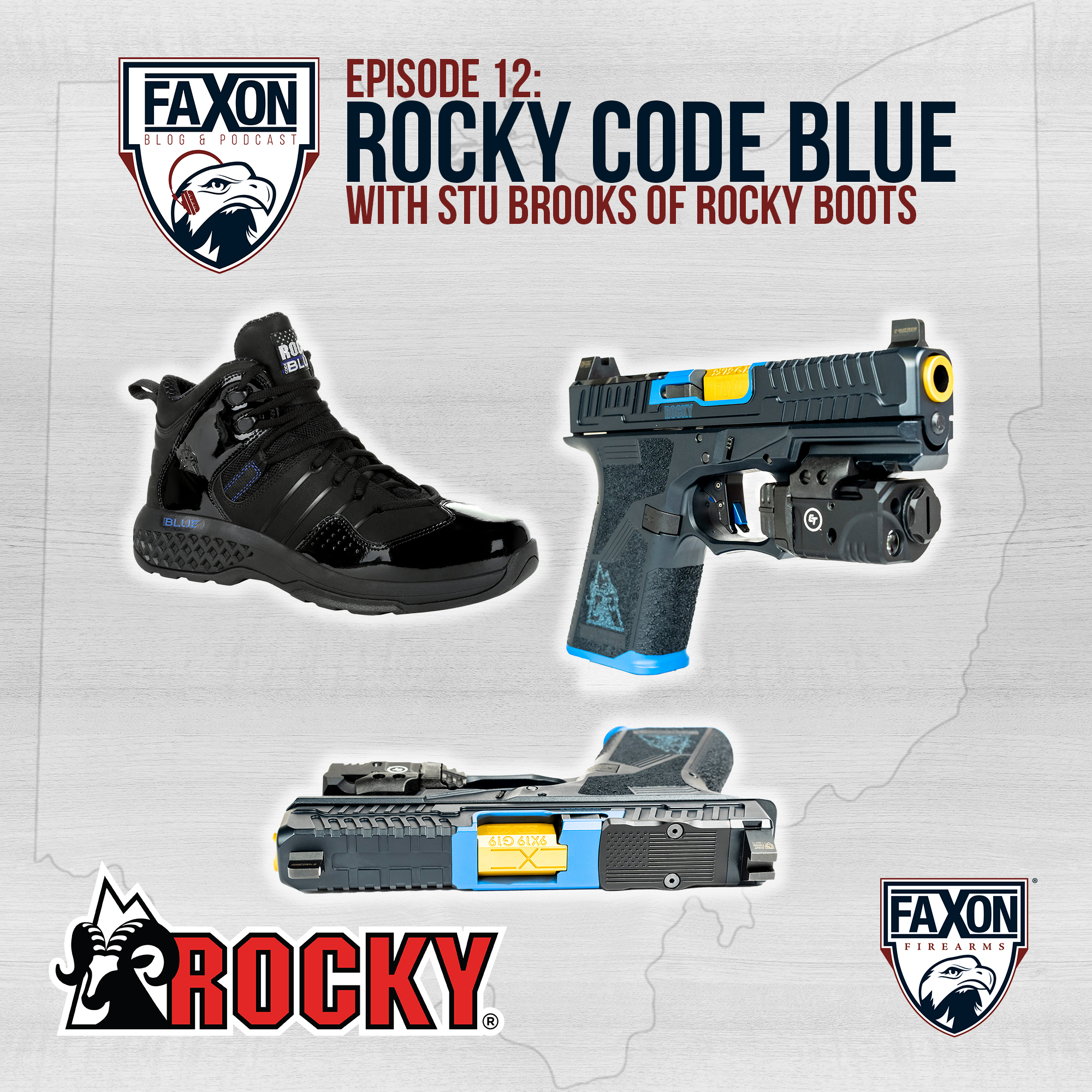 rocky boots code blue