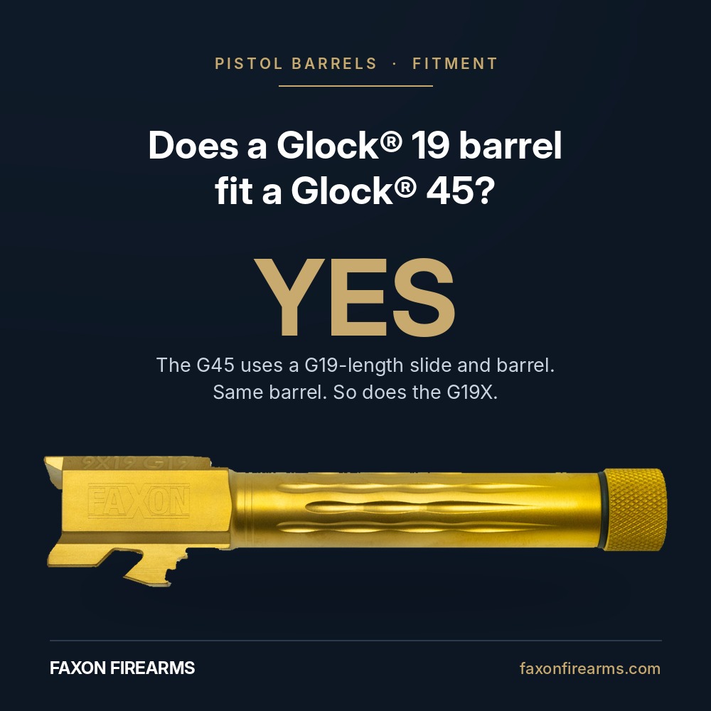 Which Faxon Barrel Fits Your Glock®? A Model-by-Model Guide - Faxon ...