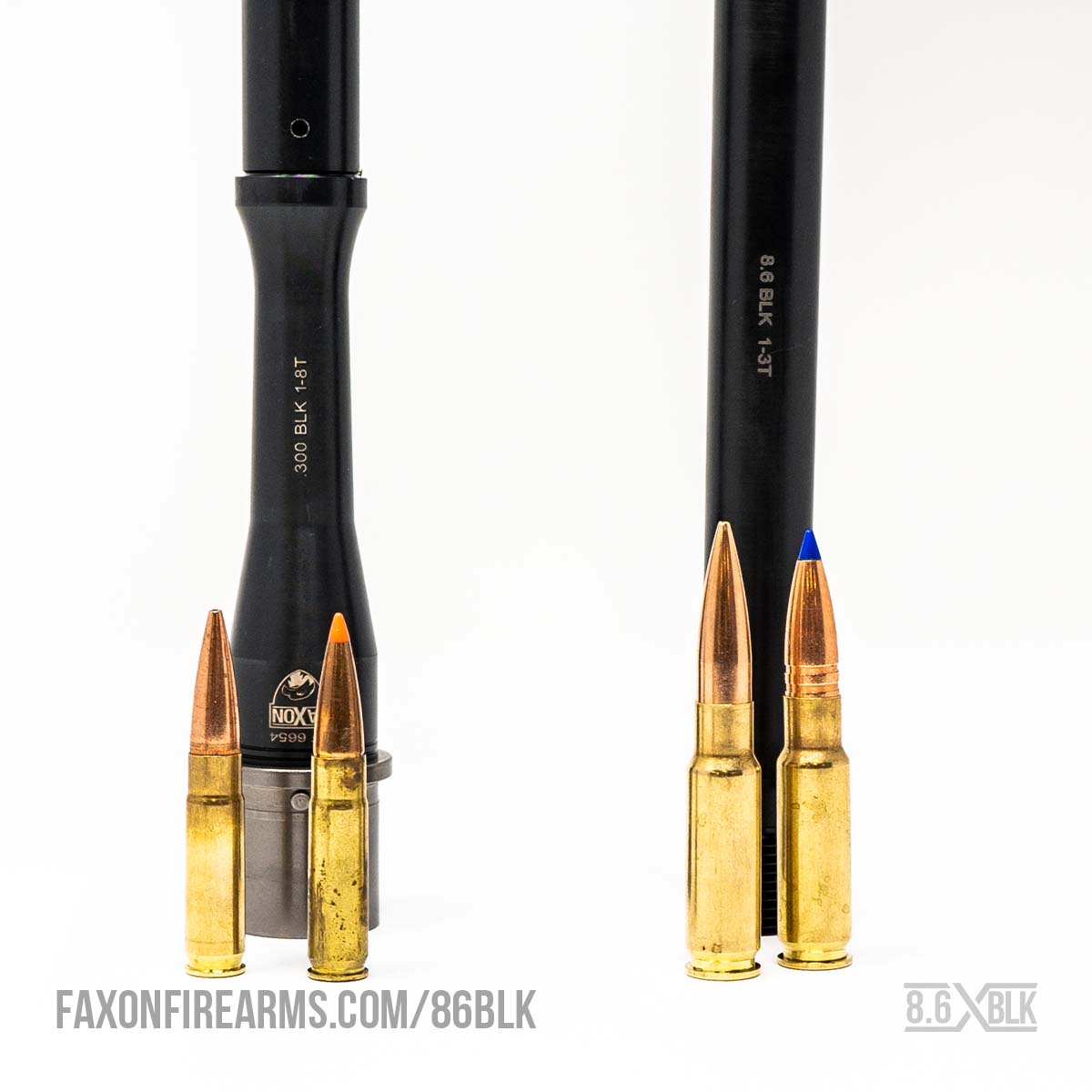 8.6 Blackout, 8.6 BLK Ammo, 8.6 Barrels