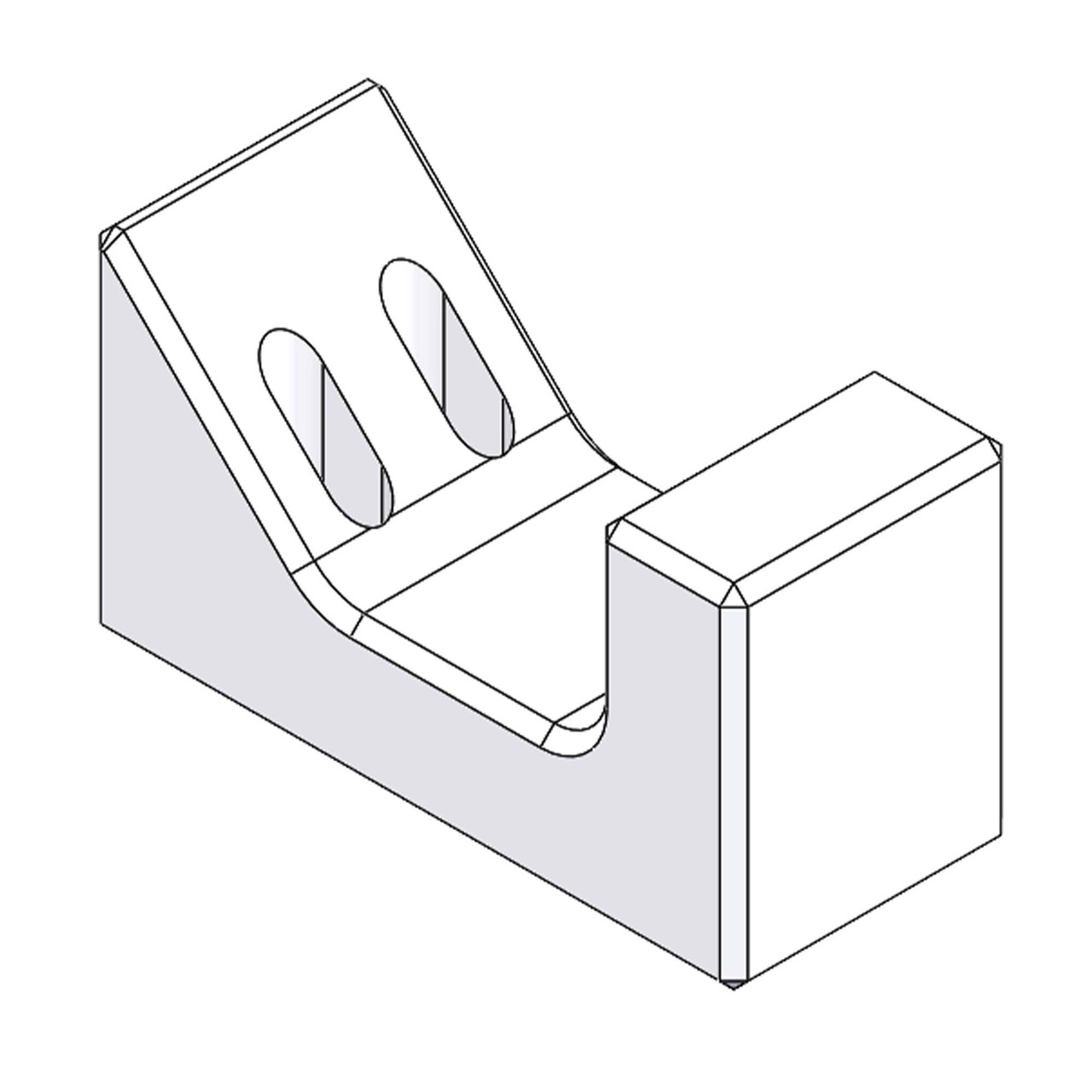3D Printable Faxon Standard Gas Block Assembly Fixture