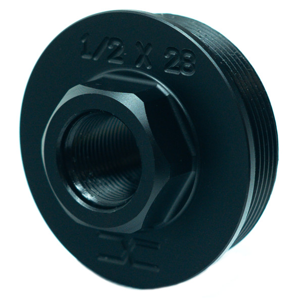 FAXON 1/2X28 STAINLESS STEEL DIRECT THREAD TO HUB ADAPTER