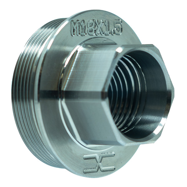 Faxon M18x1.5 Titanium Direct Thread to Hub Adapter