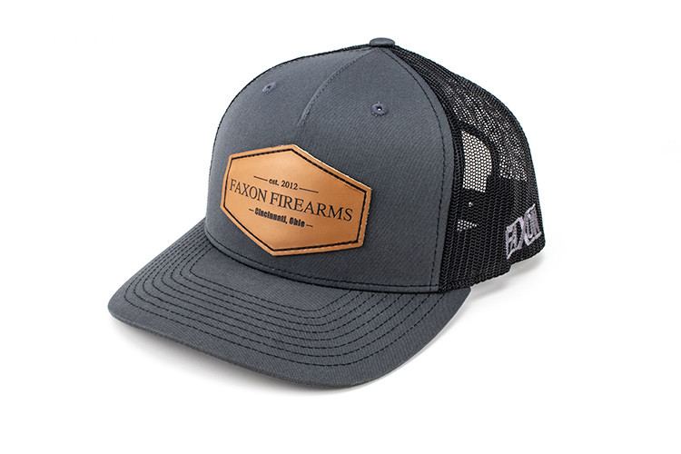 Faxon Charcoal/Black Snapback Hat