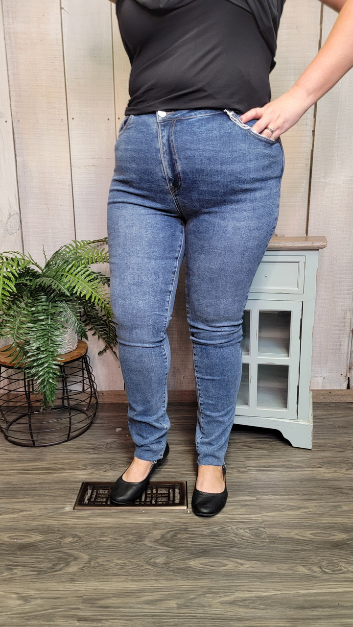 Curvy High Rise Ashley Tall Girl Skinny - mulberrycottage