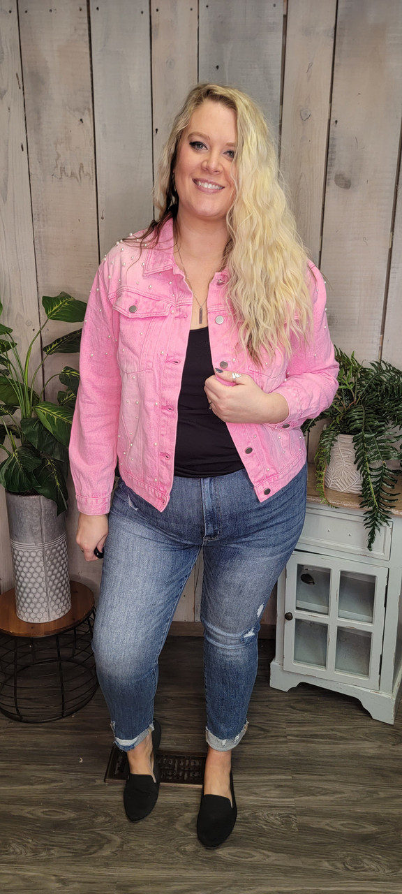 MATERIAL GIRL - PINK CORDUROY JACKET – The Watermelon Vine