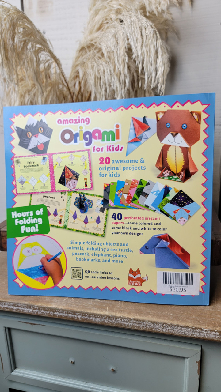 Nature Crafts for Kids and The Amazing Book of Origami HC 2 Books  9780806983738