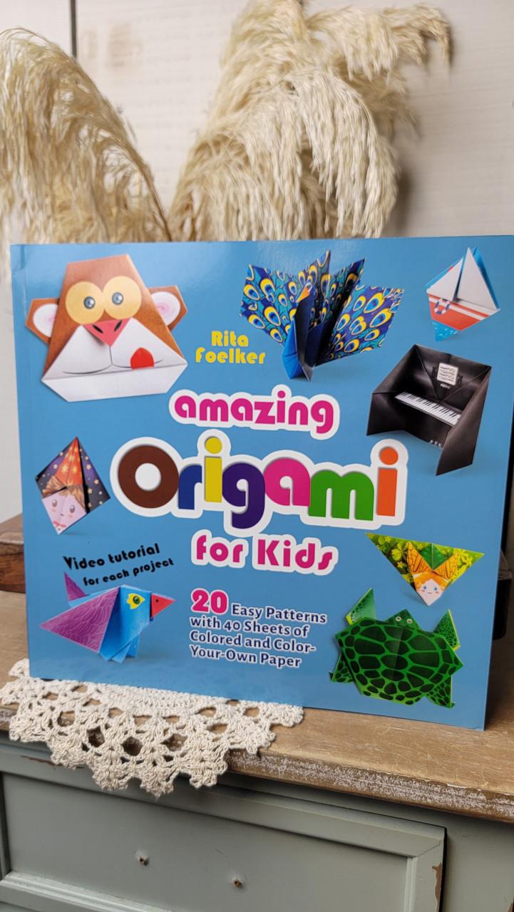 Amazing Origami for Kids: 20 Easy Patterns with 40 Sheets of Colored and Color-Your-Own Paper