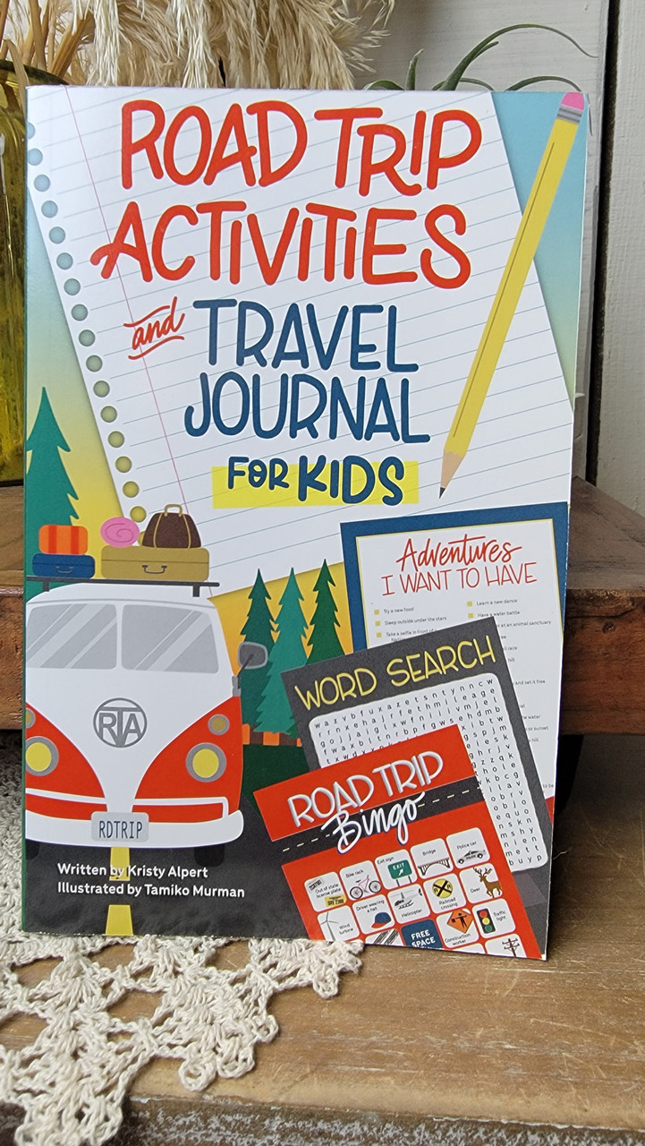 Road Trip Activities and Travel Journal for Kids - mulberrycottage