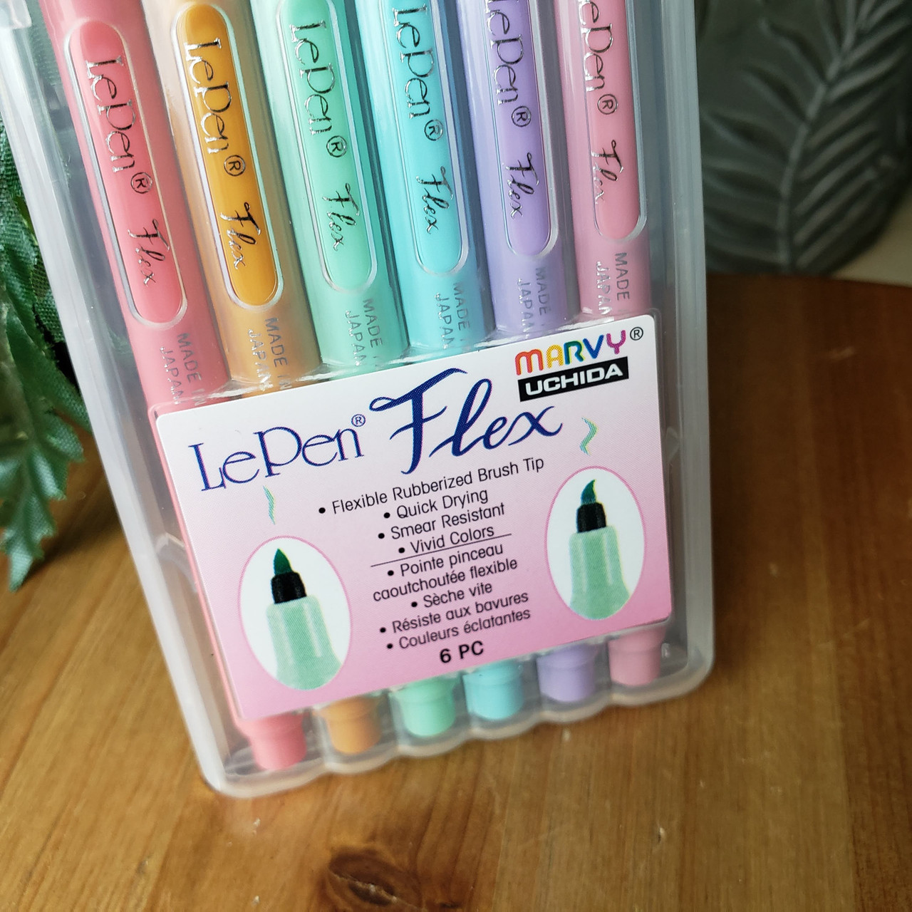 LePen Flex Set 6/Pkg-Pastel Colors - 028617487809