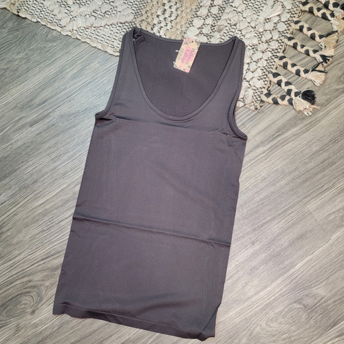 Basic Tank-Ash Grey