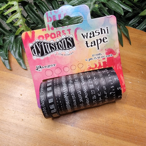 Dylusions Washi Tape Set-Black