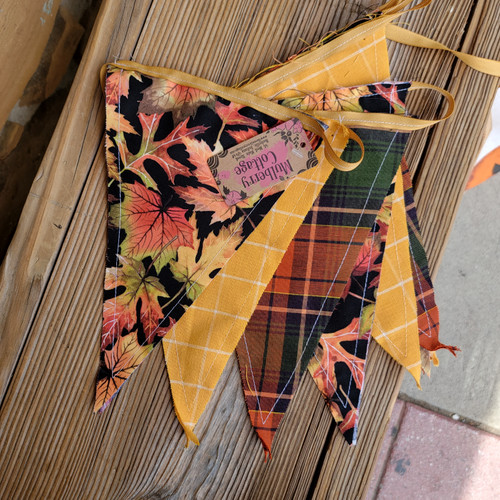 Handmade Flag Banner-Fall Leaf