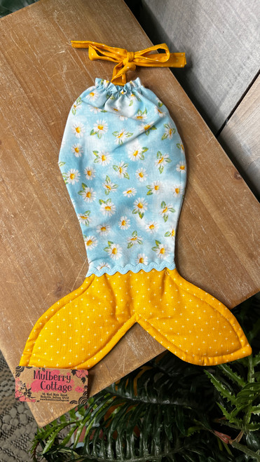 Mermaid Tail-Dasies with Yellow