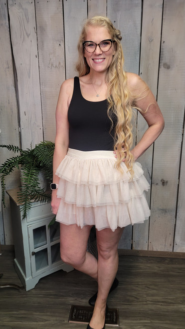 Pretty Princess Tulle Skirt-Cream