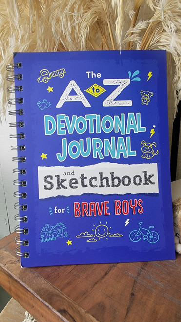 The A to Z Devotional Journal and Sketchbook for Brave Boys