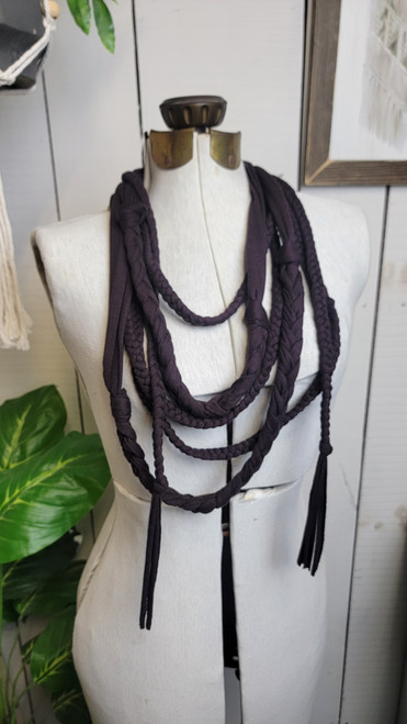 Brown Necklace Scarf