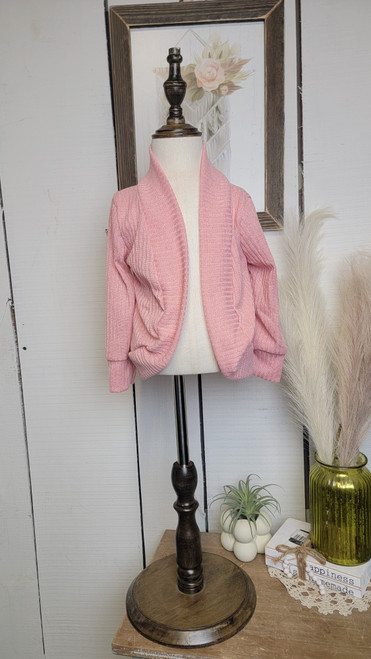 Girls Cardigan-Pink