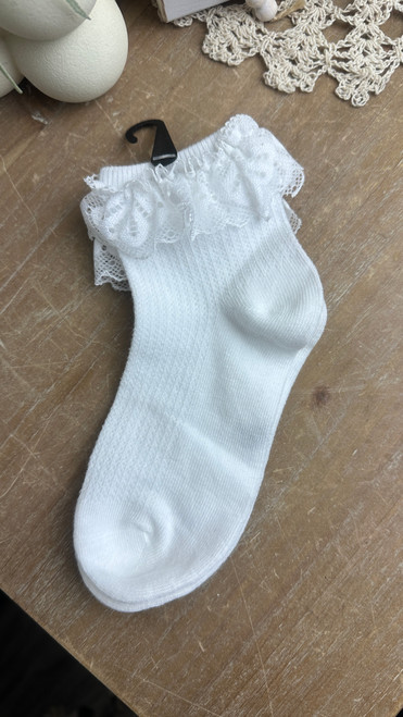 Princess Lace Trim Socks