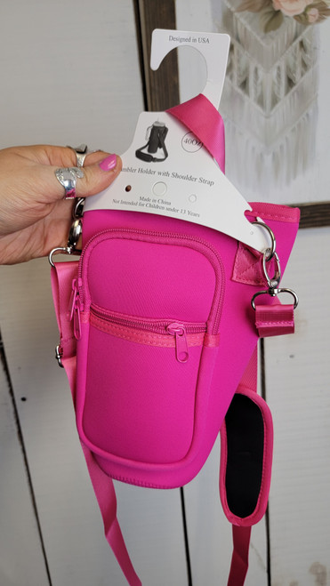 Tumber Strap Pouch-Hot Pink