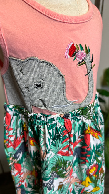Girls Elephant Dress