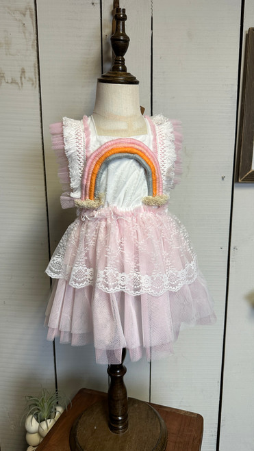 Baby Rainbow Lace Dress
