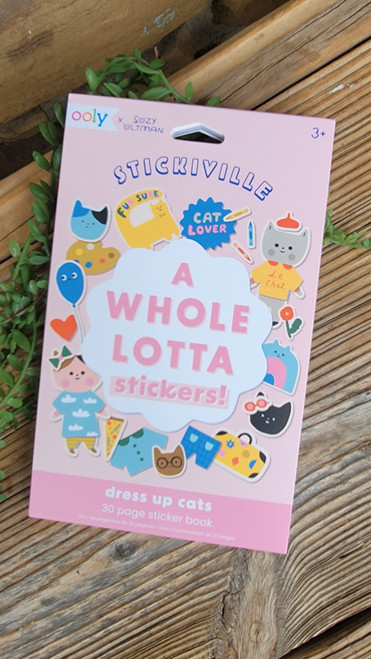 Stickiville Sticker Book-Dress Up Cats