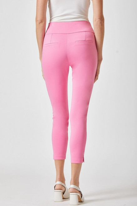 Colleen Cropped Skinny's-Dark Pink