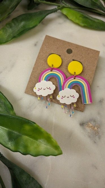 Rainbow Smile Earrings