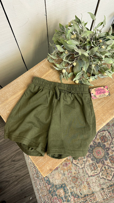 Toddler Shorts-Olive