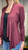 Classic Waterfall Cardigan-Wine