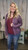 Curvy Butter Kara Zip Jacket-Purple