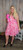 Curvy Barbie Pink Flower Dress