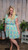 Curvy Aqua Marine Sun Dress