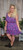 Curvy Maxine Purple Floral Dress