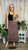 Black Leopard Smocked Maxi