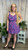 Maxine Purple Floral Dress