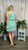 Cindy Emerald Retro Dress