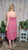 Painted Floral Smocked Maxi-Fuchsia