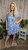 Curvy Starry Night Denim Shirt Dress