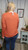 Basic Button Long Sleeve-Rust